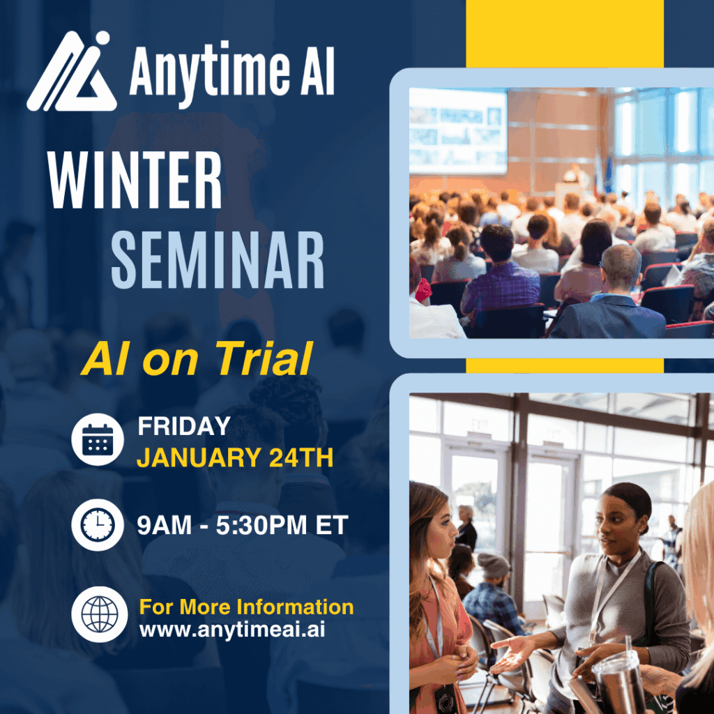 Anytime AI Winter Seminar: AI on Trial